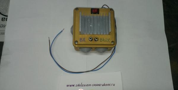 Amplificador de sonido en chip TDA2030A.