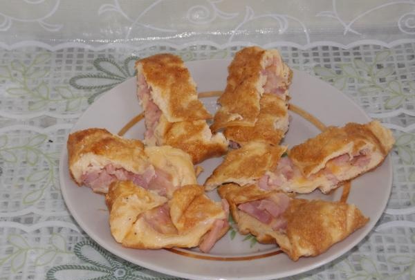 Omelet met ham