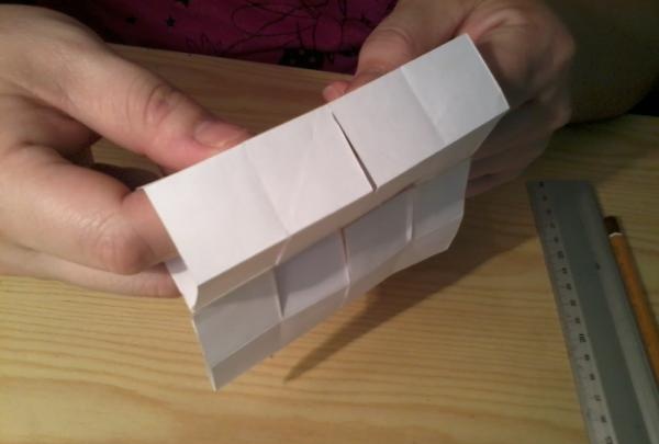 How to make a transforming cube out of paper with your own hands