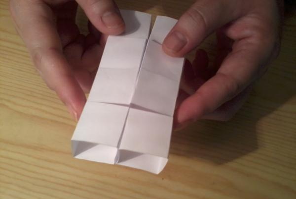 How to make a transforming cube out of paper with your own hands