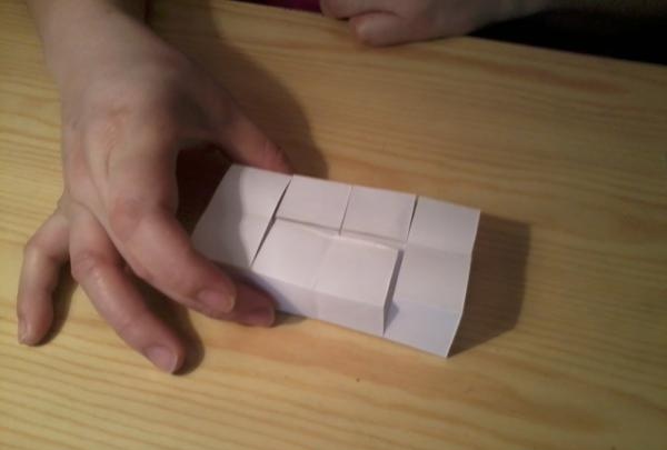 How to make a transforming cube out of paper with your own hands