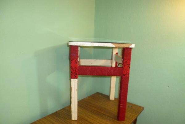 Seconde vie d'un tabouret