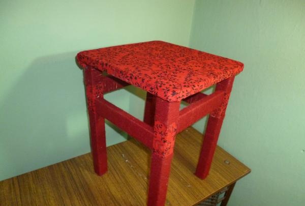 an elegant stool will attract attention