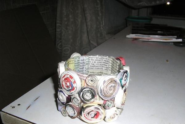 cardboard bracelet