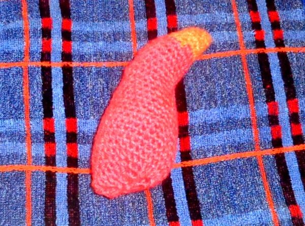 Jucărie tricotată Veveriță