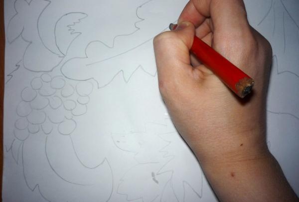 tegne en tegning med en blyant