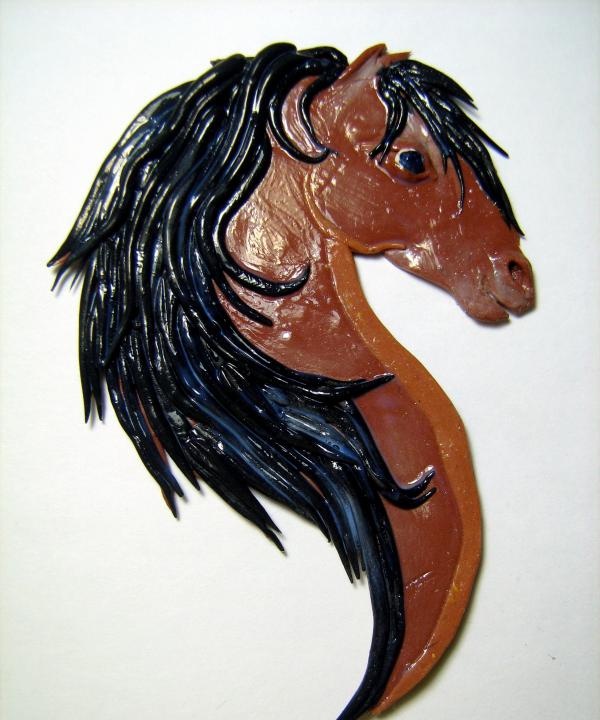 magnes na głowę konia