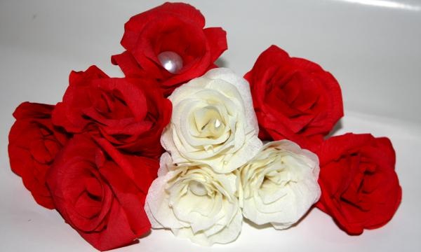 am primit 6 trandafiri rosii