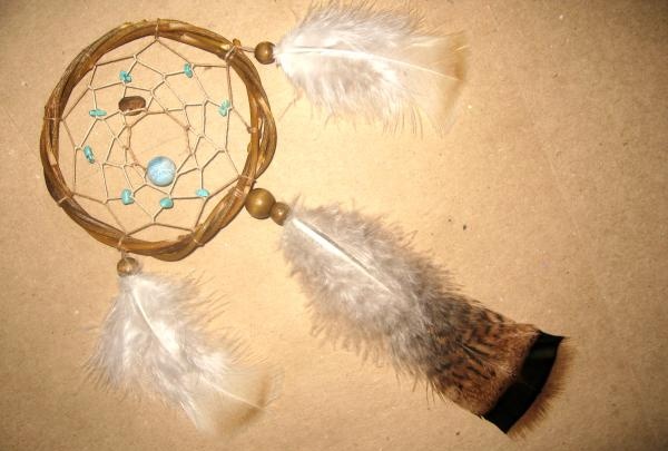 Dreamcatcher dekoracija ir amuletas
