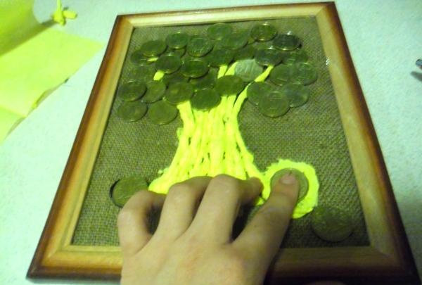 peindre un arbre à argent