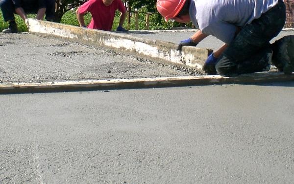 Proces betonování