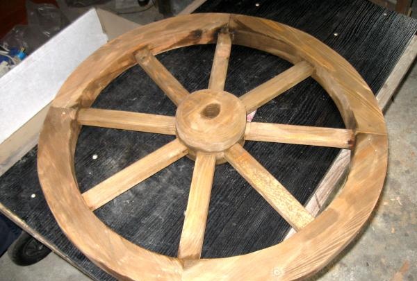 Making a wooden wheel