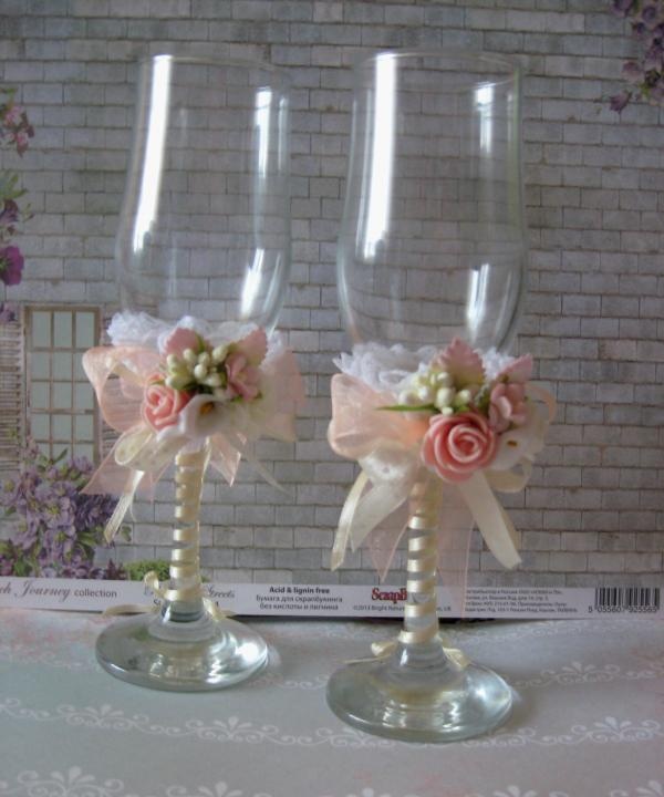 Dekoration af bryllupsbriller