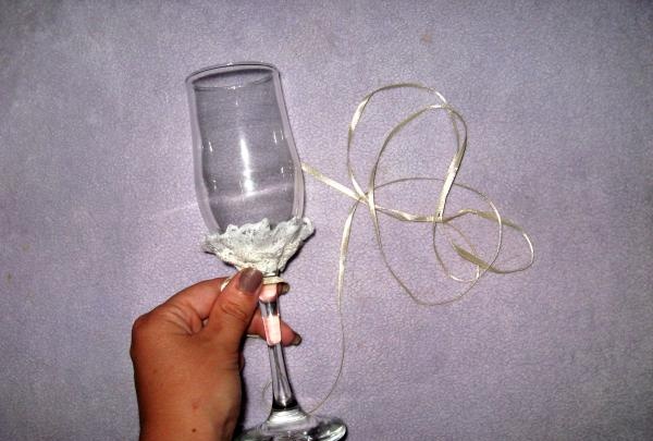 Dekor svatebních sklenic