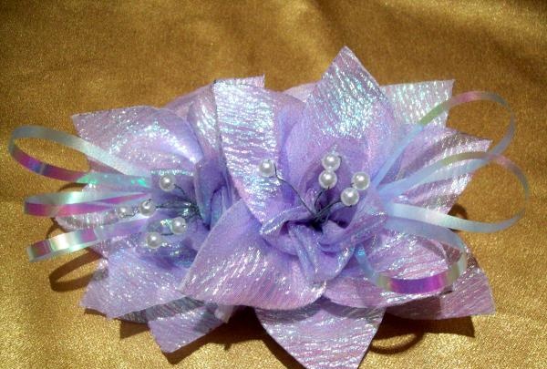 organza hair clip