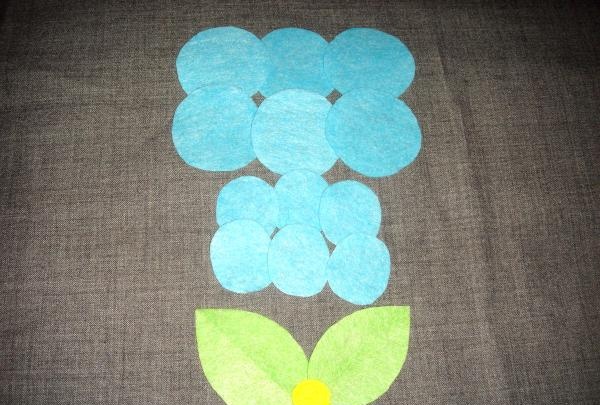 Fleece hoofdband met bloem