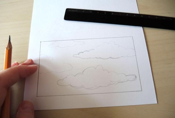 narysuj chmury