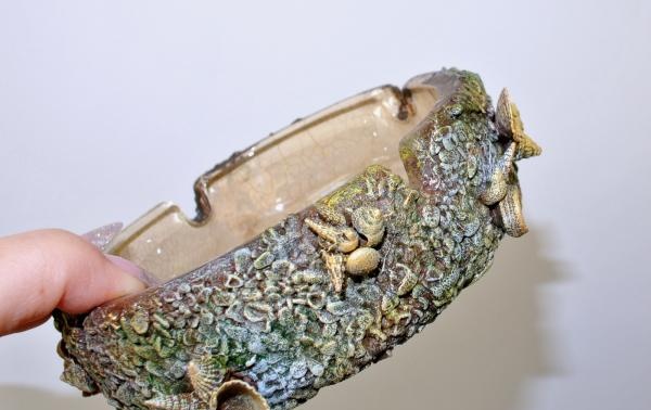 Kabuklar antika altınla renklendirilmiştir
