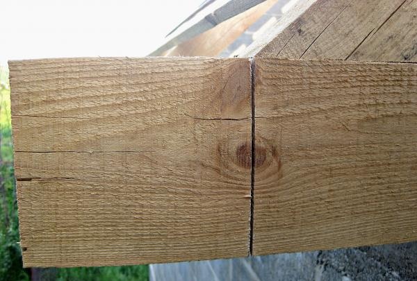 Cut off the excess part of the beam