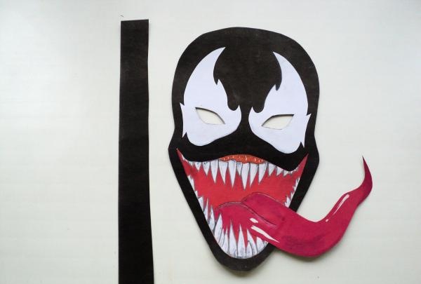 Venom karneval maske