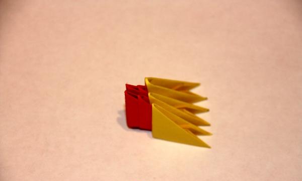 origami modular pepatung