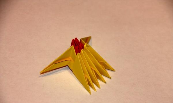 origami modulaire libellule