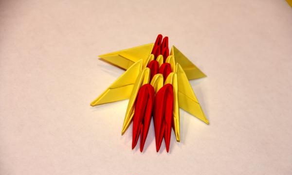 øyenstikker modulær origami