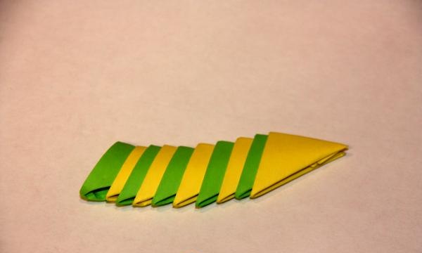 vážka modulární origami