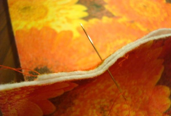 How to sew a felt bag