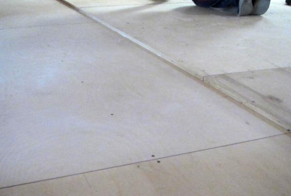 Préparer la base d'un parquet