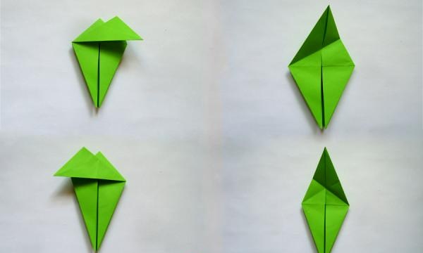 dekorera en present med origamiblommor