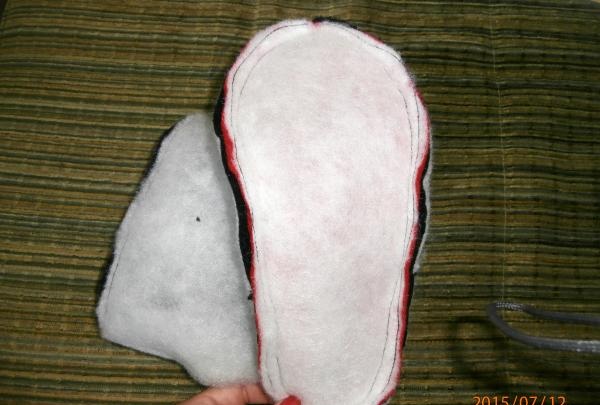 sewing home slippers and boots
