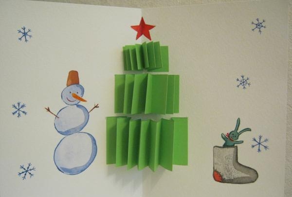 Cartolina dell'albero di Natale