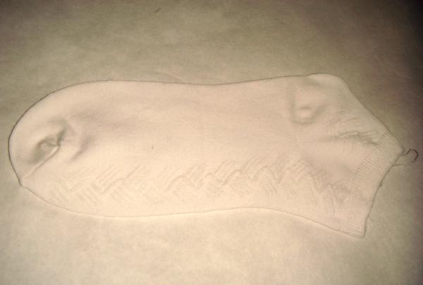 Sniego senelis pagamintas iš kojinės