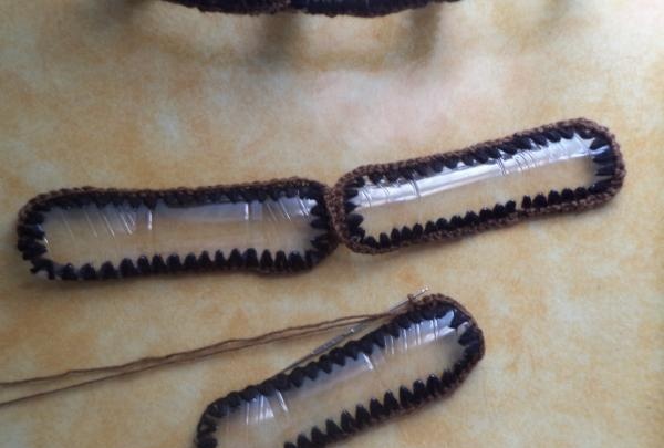 Strandtasche aus Plastikflaschen