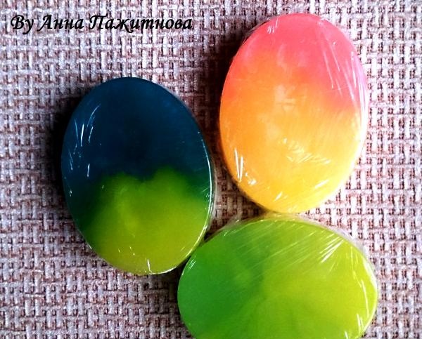 Homemade soap Game of colors