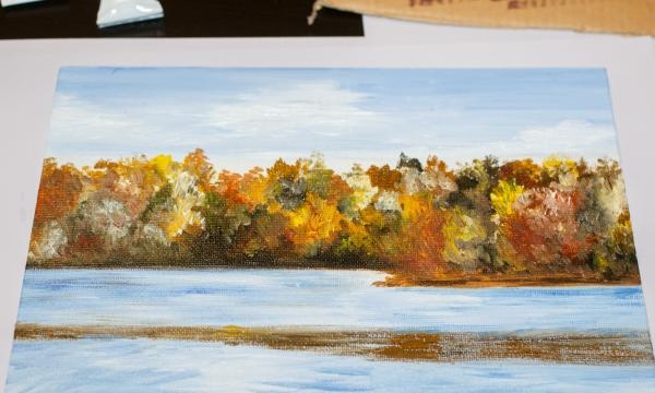 Peinture à l'huile Souffle d'Automne