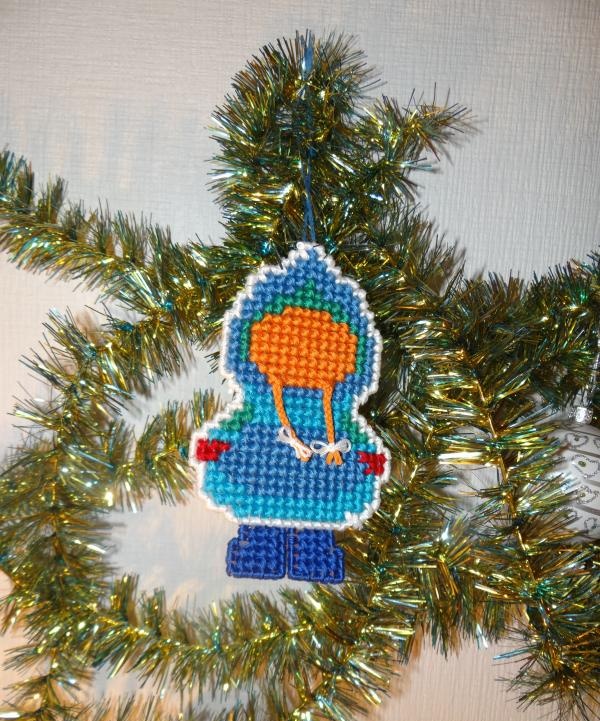 Obojstranná hračka na vianočný stromček Snow Maiden