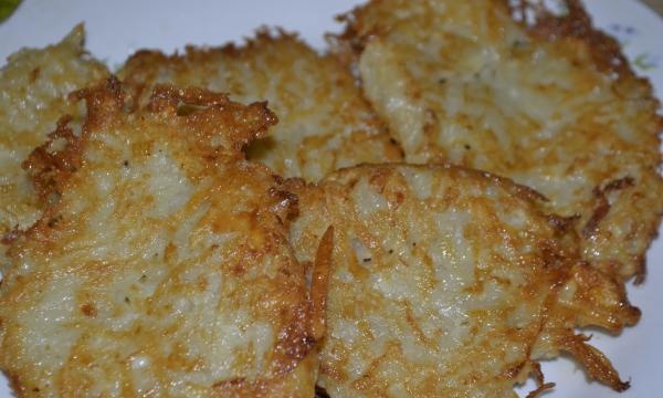 Aardappelpannenkoekjes met kaas