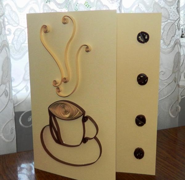DIY kaffepostkort