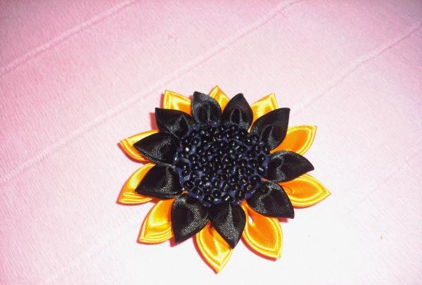 Hair clip Sunflower