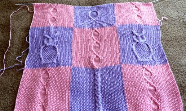 Mistrovská třída pletení dětské deky