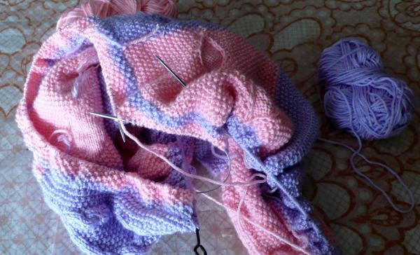 Master class sur le tricot d'une couverture pour bébé