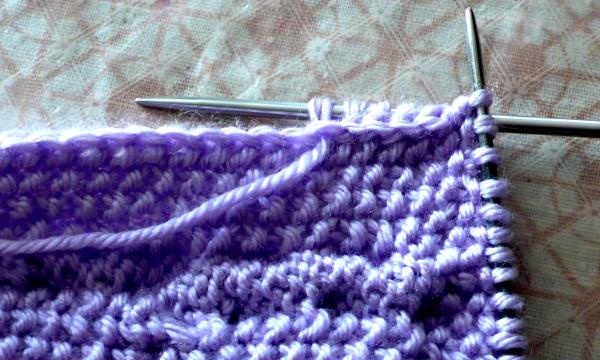 Master class on knitting a baby blanket