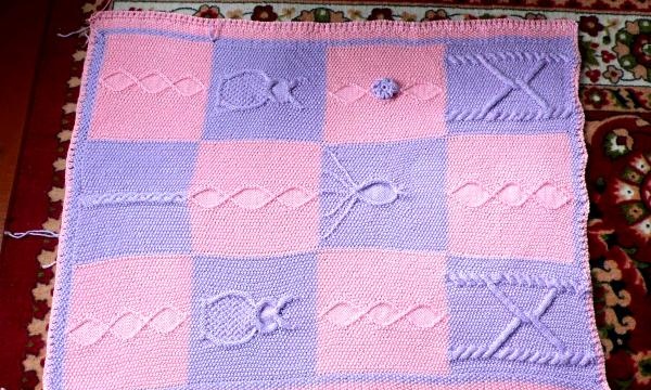 Master class sur le tricot d'une couverture pour bébé