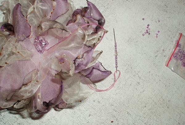 bunga organza