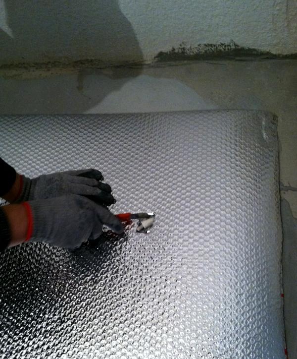 anslutning och installation av infrarött golv