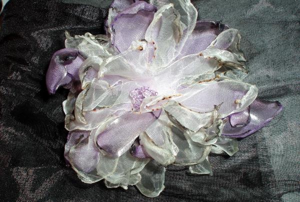 flores de organza