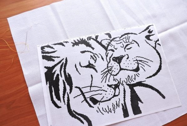 Paar Löwen