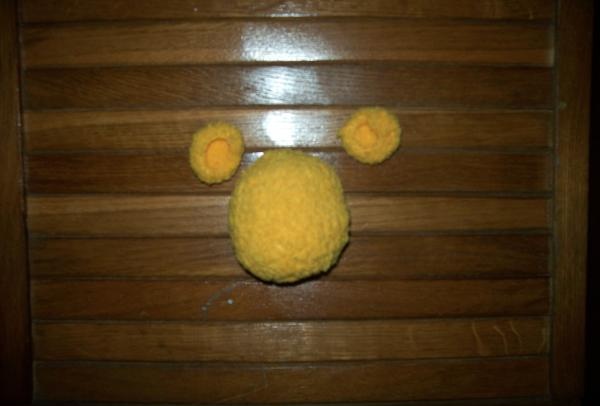 How to knit a toy Winnie the Pooh